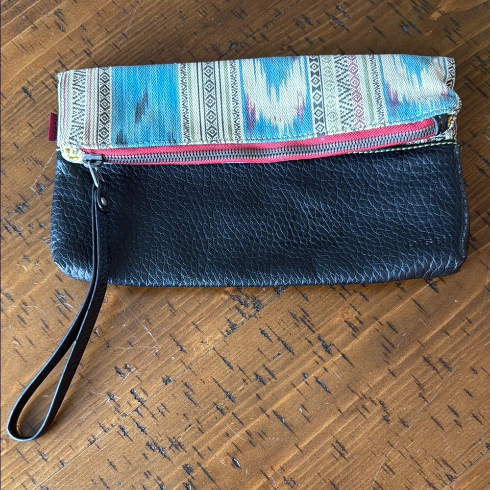 Pistil Southwest Foldover Clutch with Wristlet